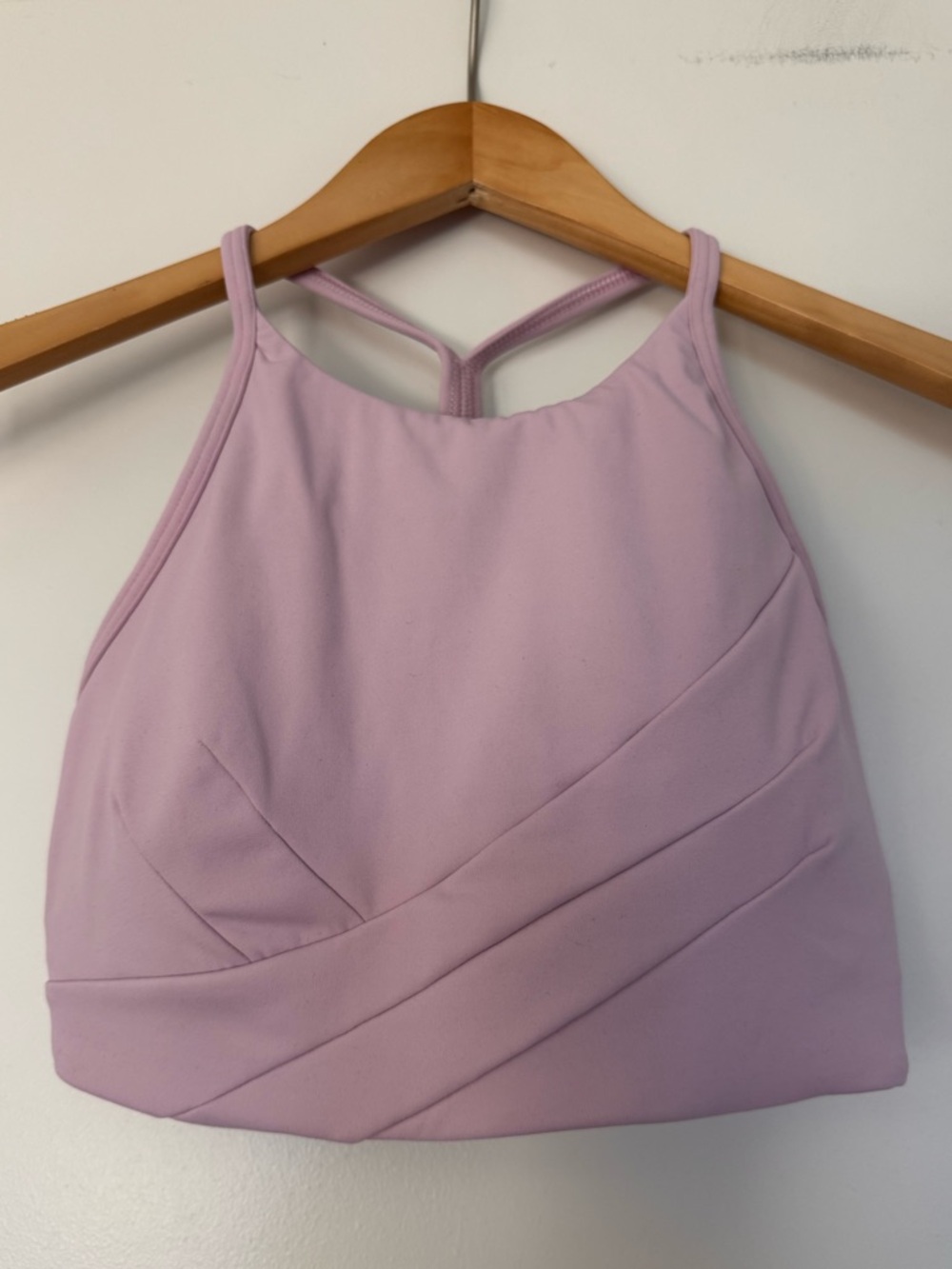 Lululemon Flow Y Wrap Front High Neck Bra Size 6
